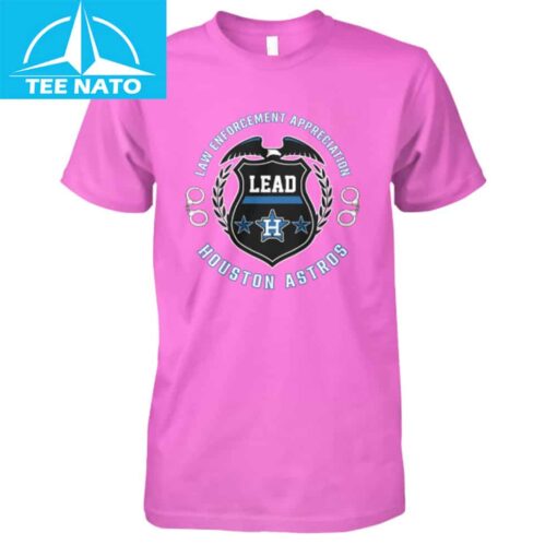 Houston Astros Law Enforcement Appreciation Shirt - Image 2