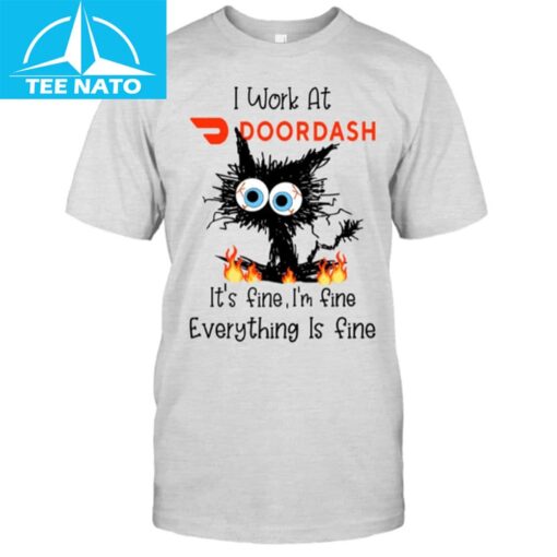 I Work At DoorDash Shirt - Image 2