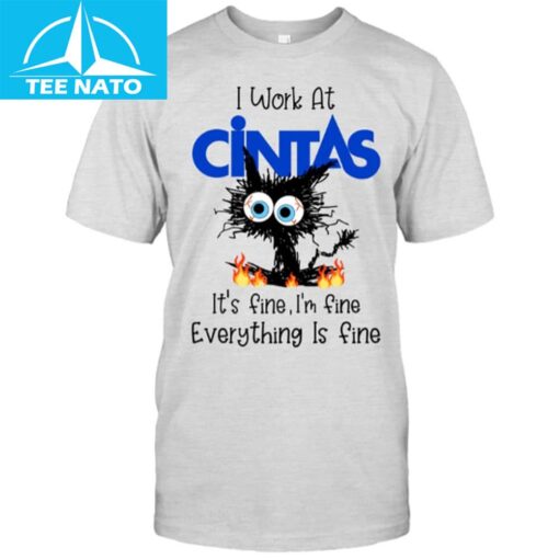 I Work At Duke Cintas Shirt - Image 2