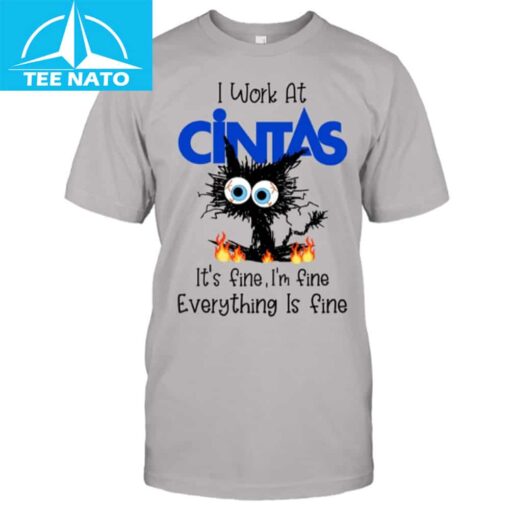 I Work At Duke Cintas Shirt - Image 3