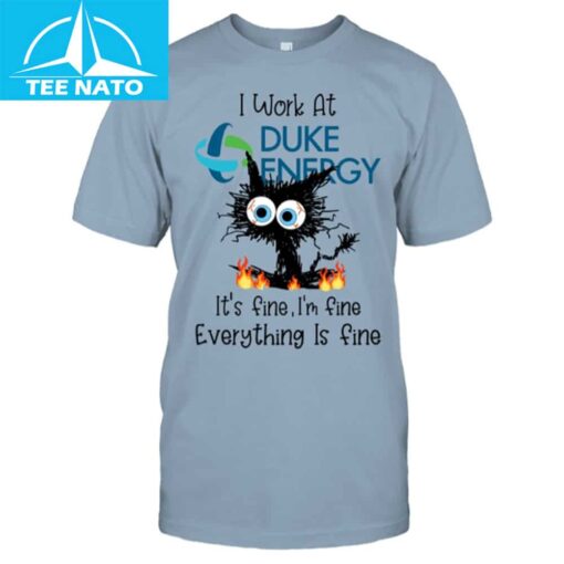 I Work At Duke Energy Shirt - Image 4
