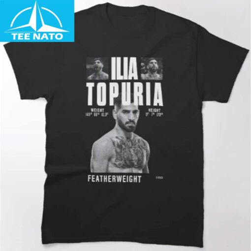 Ilia Topuria Featherweight Fighter Shirt - Image 3