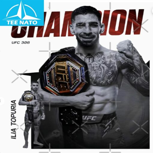Ilia Topuria UFC Champion Shirt - Image 4