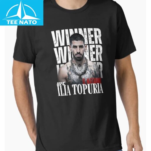 Ilia Topuria Winner Shirt