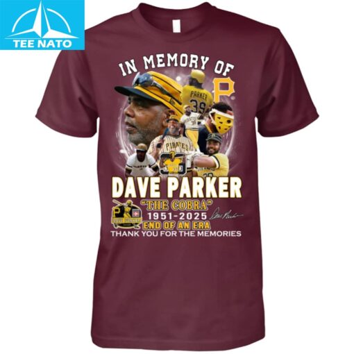 In Memory of Dave The Cobra Parker 1951-2025 Shirt - Image 4