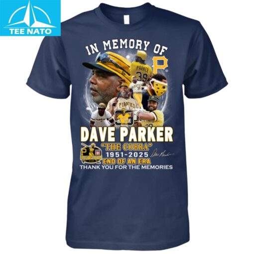 In Memory of Dave The Cobra Parker 1951-2025 Shirt - Image 5
