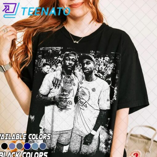 Jalen Williams And Shai Gilgeous Alexander Celebration Shirt - Image 2