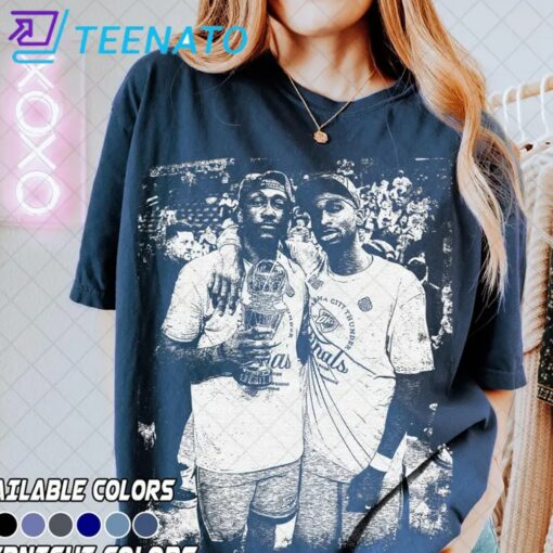 Jalen Williams And Shai Gilgeous Alexander Celebration Shirt - Image 3