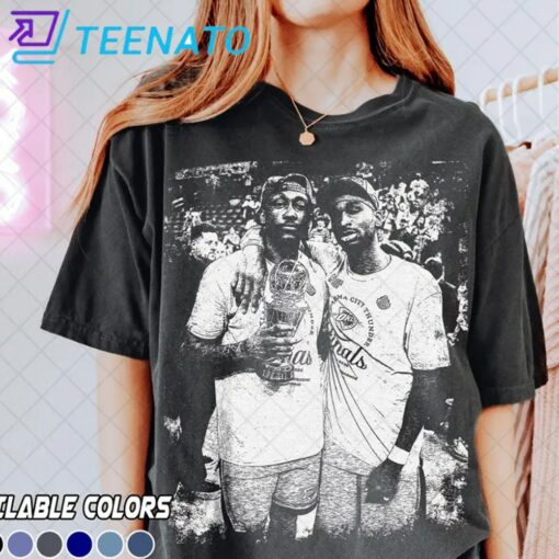 Jalen Williams And Shai Gilgeous Alexander Celebration Shirt - Image 4