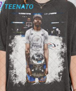 Jalen Williams Celebration With The Champions Shirt
