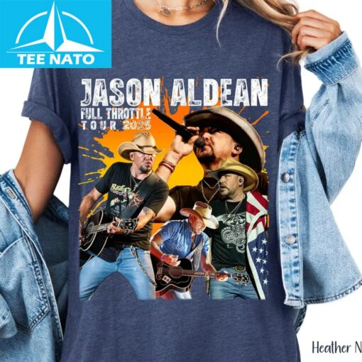 Jason Aldean Full Throttle Tour 2025 Shirt - Image 3