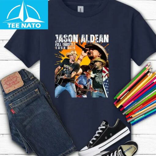 Jason Aldean Full Throttle Tour 2025 Shirt - Image 4