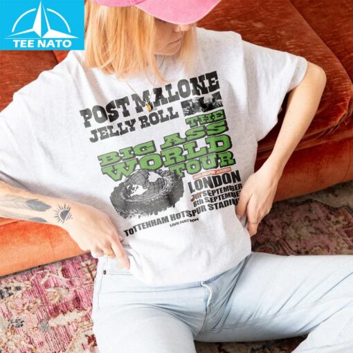 Jelly Roll Cartoon Big Ass World Tour Shirt - Image 3