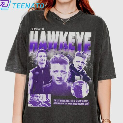 Jeremy Renner Hawkeye Tribute Shirt - Image 3