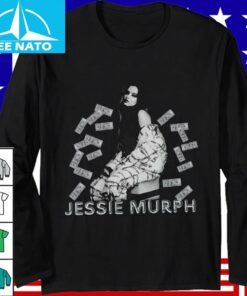 Jessie Murph Blue Strips Shirt2