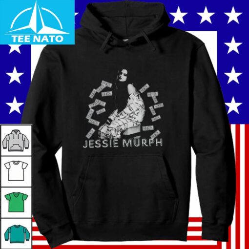 Jessie Murph Blue Strips Shirt - Image 4
