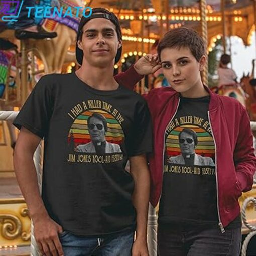 Jim Jones I Had Killer Time at The Jim Jones Kool Aid Festival Vintage T-Shirt - Image 4