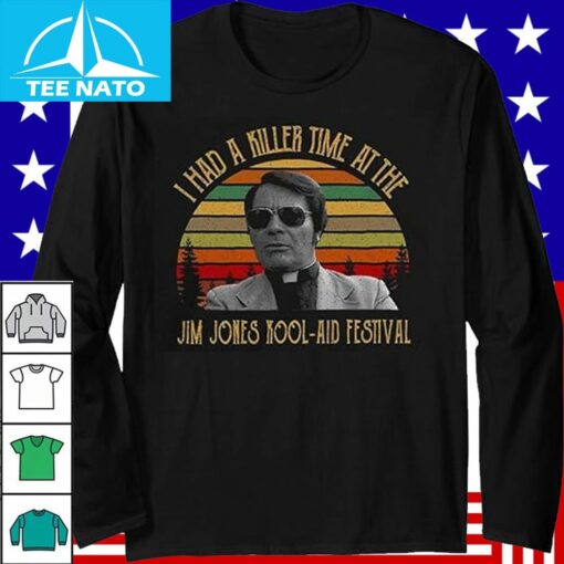 Jim Jones I Had Killer Time at The Jim Jones Kool Aid Festival Vintage T-Shirt - Image 5