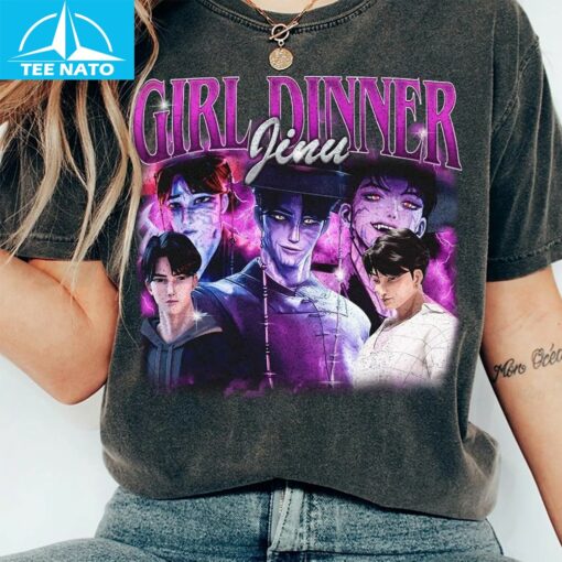 Jinu Kpop Girl Dinner Movie Shirt - Image 4