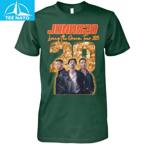 Jonas Brothers Living the Dream Tour 2025 Shirt - Image 3