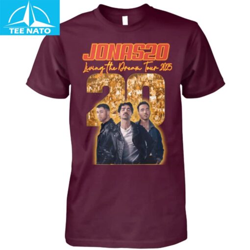 Jonas Brothers Living the Dream Tour 2025 Shirt - Image 4