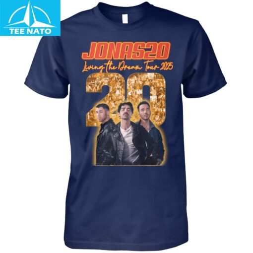 Jonas Brothers Living the Dream Tour 2025 Shirt - Image 5