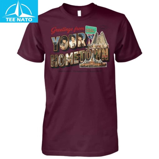 Jonas Brothers Your Hometown Postcard Shirt - Image 4
