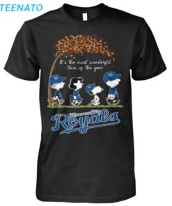 Kansas City Royals Peanuts Charlie Brown Snoopy Fall Shirt