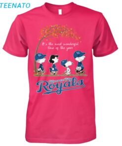 Kansas City Royals Peanuts Charlie Brown Snoopy Fall Shirt3