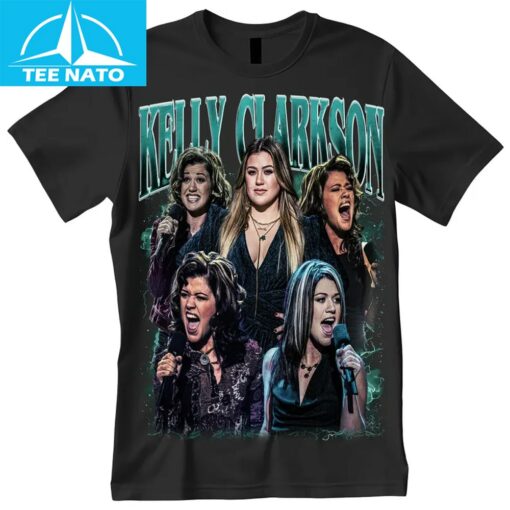 Kelly Clarkson Vintage Pop Star Shirt - Image 3