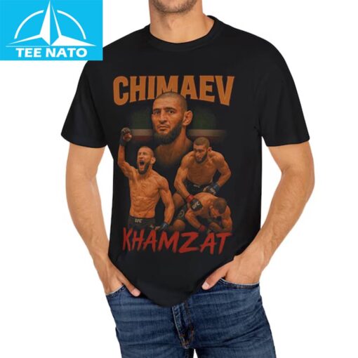 Khamzat Chimaev UFC Fighter Shirt - Image 2
