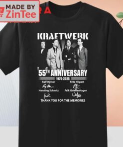 Kraftwerk 55th Anniversary 1970 2025 Thank You For The Memories Shirt