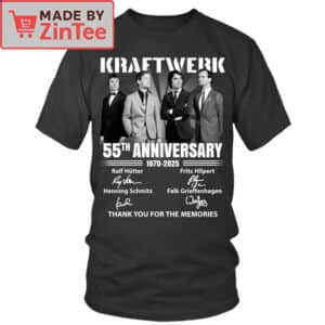 Kraftwerk 55th Anniversary 1970 2025 Thank You For The Memories Shirt2
