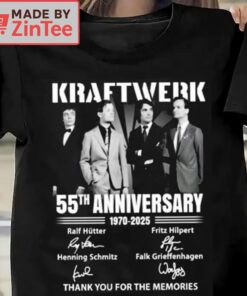 Kraftwerk 55th Anniversary 1970 2025 Thank You For The Memories Shirt3