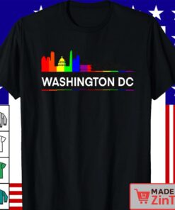 LGBTQ Washington DC Skyline shirt