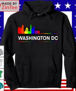 LGBTQ Washington DC Skyline shirt2