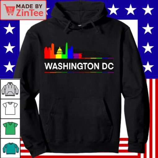 LGBTQ Washington DC Skyline shirt - Image 3