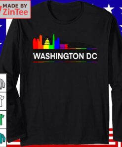 LGBTQ Washington DC Skyline shirt3