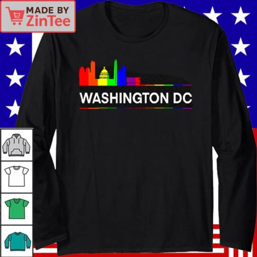 LGBTQ Washington DC Skyline shirt - Image 4