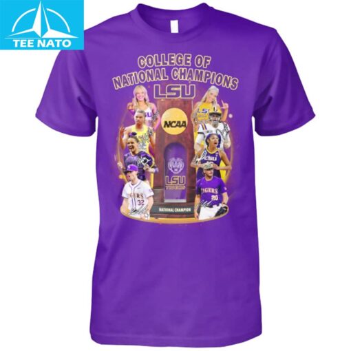 LSU College of National Champions Shirt - Image 3