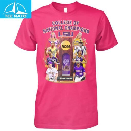 LSU College of National Champions Shirt - Image 4