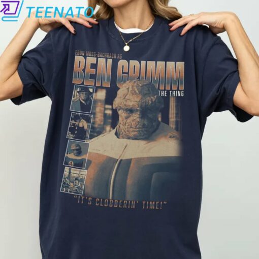 Limited Ben Grimm The Thing Marvel Shirt - Image 4