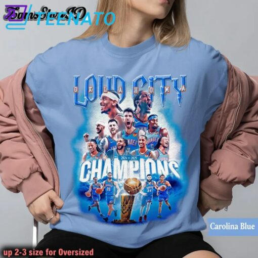Loud Oklahoma City 2025 Basketball Champions T-Shirt