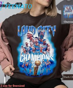 Loud Oklahoma City 2025 Basketball Champions T Shirt2