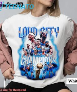 Loud Oklahoma City 2025 Basketball Champions T Shirt3