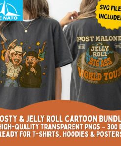 Malone & Jelly Roll Cartoon Bundle Shirt