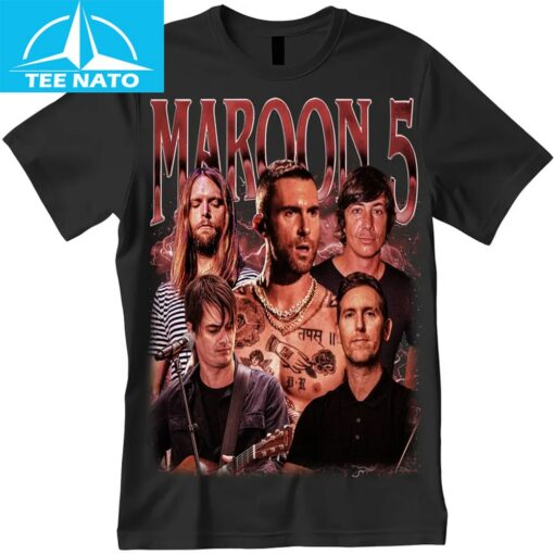 Maroon 5 Vintage Band Shirt - Image 4