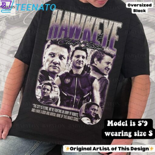Marvel Hawkeye Marvel Avengers Shirt - Image 4