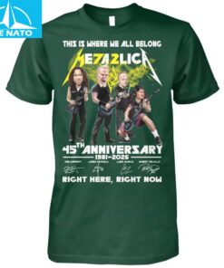 Metallica 45th Anniversary 1981 2026 Band Shirt2