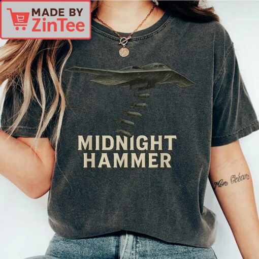 Midnight Hammer B2 Bomber with Bombs Shirt - Image 4